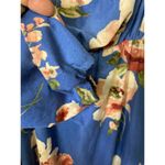 Velvet Torch  Women's Size Medium Long Sleeve Floral Dress Blue Multicolor NWT Photo 1