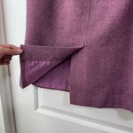 Kasper Vintage  Wool Pencil Skirt Purple Tweed 10 Photo 4