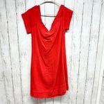 Anthropologie Amadi  Dress Size M Maella Off Shoulder Coral Gauze Tunic Mini Top Photo 4
