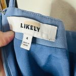 Likely Women's Brooklyn Light Blue Cocktail Sleeveless Midi Dress Size 4 Photo 6
