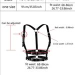 Harness Black Underbust Suspender Double Belt New Photo 7
