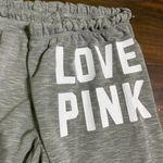 PINK - Victoria's Secret VS PINK Light Grey Sweatpants  Photo 2