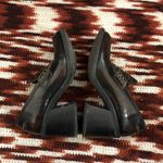 Steve madden Destroyer Bratz Preppy Academia Chunky Platform Brown Leather Loafers Boots Square ToeBlock Heel Y2K 90s Ankle #harness #campus #goth #grunge #Vintage 2000s indie whimsygoth gothic Size 8M Photo 4