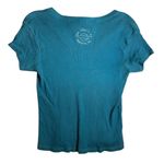 Harley Davidson Blue / Teal Short Sleeve T Shirt Tee Shirt Large Photo 1