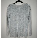 American Eagle  Soft and Sexy Plush Lace Up Shoulder V Neck Oversized Pullover XS Photo 1