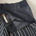 Alice + Olivia Striped Flare Mini Skirt Black/White Size 2 Photo 2