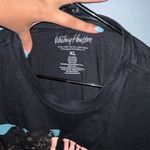 Whitney Houston Women's XL Black Cropped Graphic‎ T Photo 2