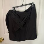 Farm Rio  Black Taffeta Mini Skirt XL Photo 2