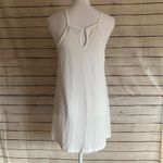 MINKPINK Sleeveless White Keyhole Button Tank Top Photo 7