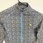 Masters Magnolia Lane Tech Top Womens XS Black Periwinkle Full Zip Fleece Lined Photo 6