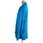 Avenue Women's Full Zip Jacket Waffle Knit Teal Blue Size 22/24 Cotton Stretch Photo 1