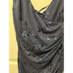 Lulus  Wondrous Sparkle Navy Blue Floral Sequin Bodycon Mini Dress Size Medium NW Photo 5