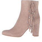 Diane Von Furstenberg  Forti Suede Fringe Bootie DVF Photo 0