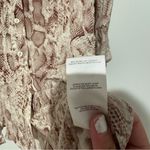 Habitual Rae Snake Print Button Front Shirtdress tan beige size XS Photo 9
