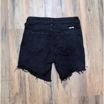 KanCan Black High Rise Frayed Hem Jean Shorts Women's 5/26 Size 4 Photo 1