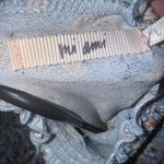 Mi Ami Womens Sleeveless Blouse Size Large Light Blue Floral Babydoll Photo 4