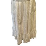 Maeve Anthropologie  White Eyelet Sundress Sz 2 High Neck Full Skirt Cruise Vacay Photo 5
