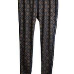 Kari Traa Leggings Small Womens Printed Hiking Running Jogging Outdoors Camp Orange Photo 0