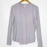 Lululemon  Love Long Sleeve Crewneck Shirt Size 10 Faint Lavender Photo 0