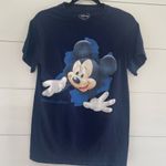 Disney  Mickey Graphic Tee Shirt Navy Photo 0
