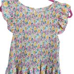 Code x Mode  Large Floral Mutlicolor smocked Midi Dress Photo 3