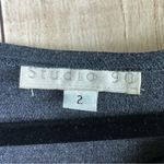 Vintage Studio 90 Cropped/Petite Gray Knit Top Size M Photo 7