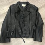 Michael Kors Black Leather Moto Jacket *MED* Photo 0