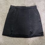 Forever 21 Black Jean Skirt Photo 0