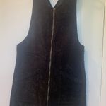 SO Black Corduroy Overall Dress Photo 0