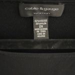 Cable & Gauge  Black Sleeveless Boxy Tank Top Photo 6