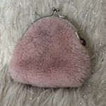 UGG  Pink Furry Women’s Fluff Faux  Fur Coins Pouch Photo 1