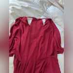 NWT: Halston Elegant Red Jumpsuit Size 12 Photo 14