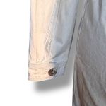 Gap Beige Cotton Trench Coat Utility Jacket Women’s Small Belted Detachable Hood Photo 8