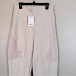 Parker  Tan Faux Leather Suede Cropped Horseshoe Pants Women’s M The Ricki NWT Photo 11