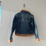 Free People  Rylee Cozy Denim Moto Jacket XS Photo 4