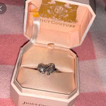 Juicy Couture  bow ring designer fall casual jewelry y2k Boho classic Photo 0