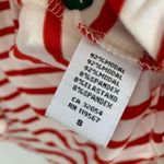 Rachel Pally Red Cream Drape Style Back Opening Top Shirt Blouse Small Photo 3