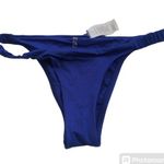 Vitamin A  California High-Leg Bikini Bottom Navy Blue Size Small Photo 0