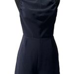 Reiss Sz 4 Navy Jumpsuit Romper With Pockets Photo 0