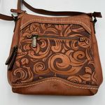 b.o.c Botanical Faux Leather Crossbody Bag Brown Photo 2