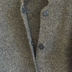 Line The Label Snap Front Mid Length Knit Coat Size Small Pockets Black Photo 2