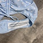 Wild Fable  One Piece Swimsuit Baby Blue Polka Dot Side-Cinch Cheeky Size XS NWOT Photo 7