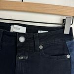 Closed Denim Lizzy Skinny Jeans Sz 24 Two Tone Black Blue Side Stripe Photo 5
