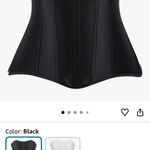 Sabrina Carpenter Black Rhinestone Heart Cut Photo 15