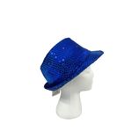Women's Royal Blue Sequin Hat Photo 1