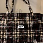Vera Bradley “ Limited Edition” Canteen Tweed Black White Red Bag Photo 5