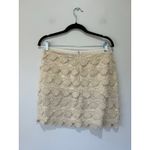 Sabine skirt size M cream crochet short lined festival boho romantic Size M Photo 2