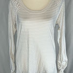 CALIA by Carrie Underwood Scoop Neckline Bodybreeze/Bodyfree Long Sleeve Shirt White Size L Photo 0