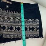Pull & Bear  Embroidered Black Short. Photo 8