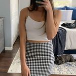 Checkered Mini Skirt Size XS Photo 2